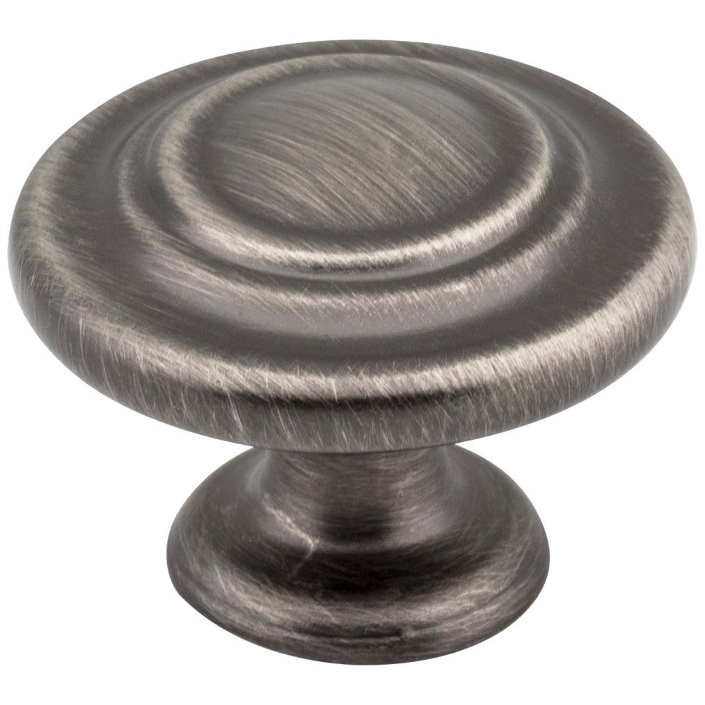 Hardware Resources 1-5/16" Diameter Satin Nickel Round Arcadia Cabinet Knob