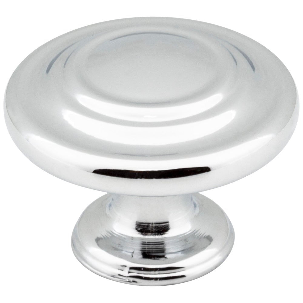 Hardware Resources 1-5/16" Diameter Satin Nickel Round Arcadia Cabinet Knob