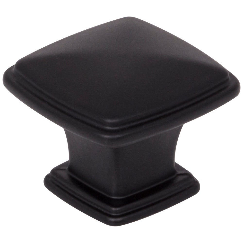 Hardware Resources 1-1/4" Overall Length Satin Nickel Square Milan 1 Cabinet Knob