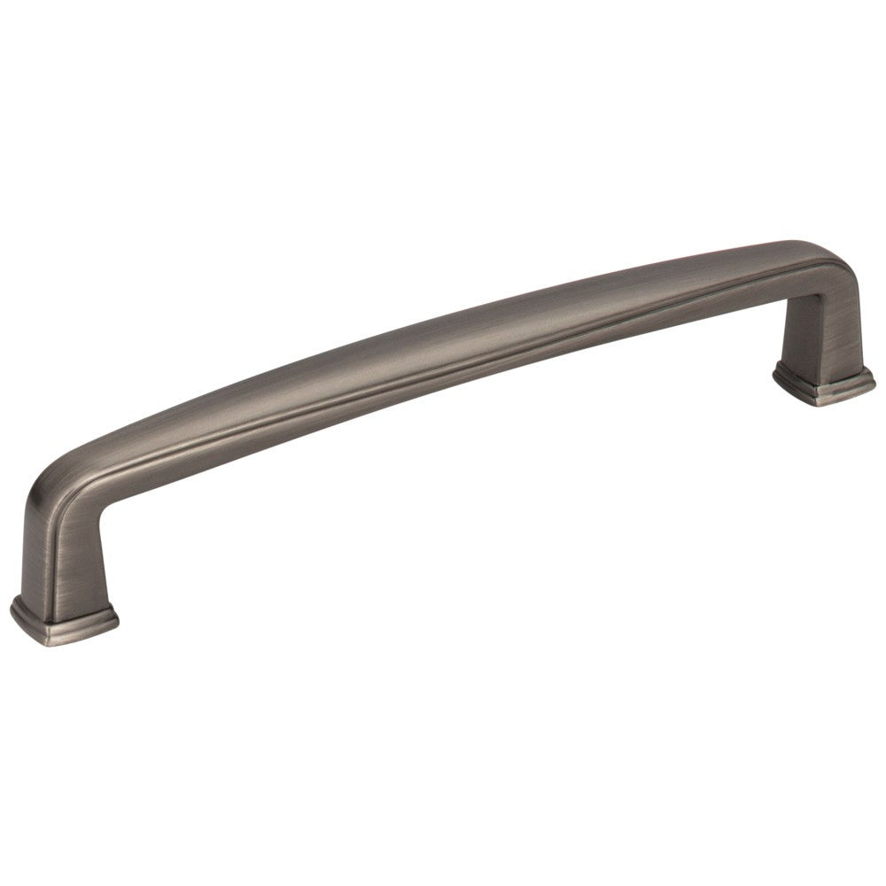 Hardware Resources 96 mm Center-to-Center Satin Nickel Square Milan 1 Cabinet Pull