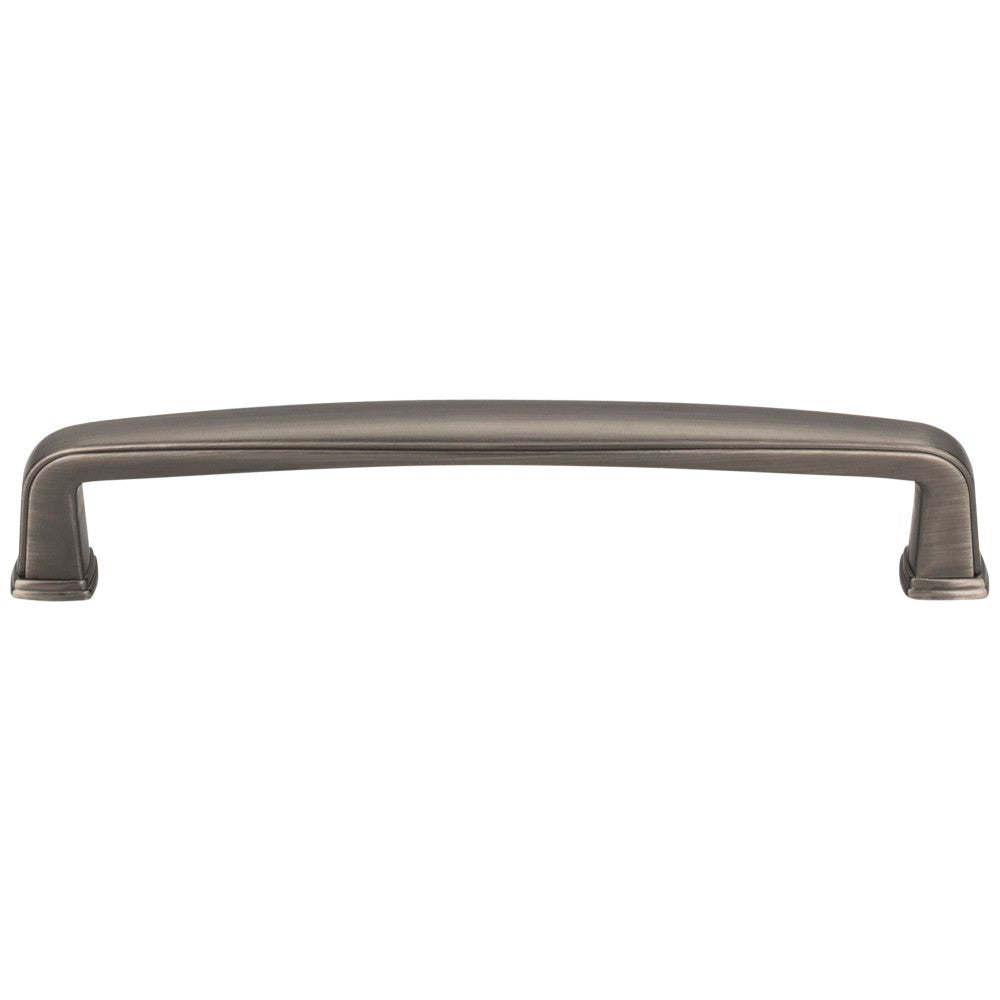 Hardware Resources 96 mm Center-to-Center Satin Nickel Square Milan 1 Cabinet Pull