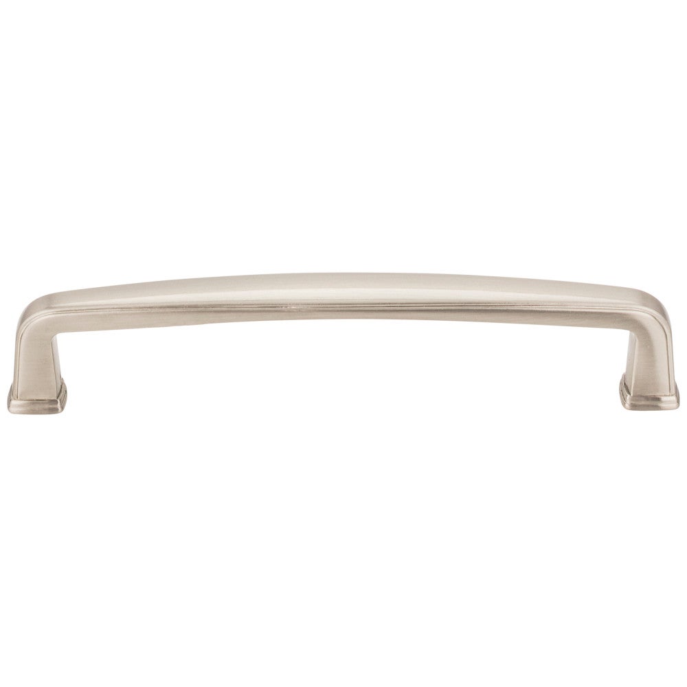 Hardware Resources 96 mm Center-to-Center Satin Nickel Square Milan 1 Cabinet Pull