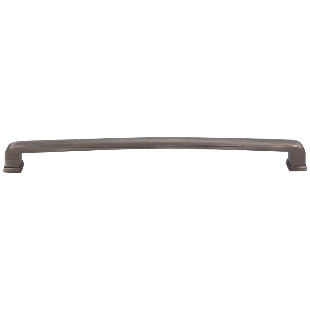 Hardware Resources 96 mm Center-to-Center Satin Nickel Square Milan 1 Cabinet Pull