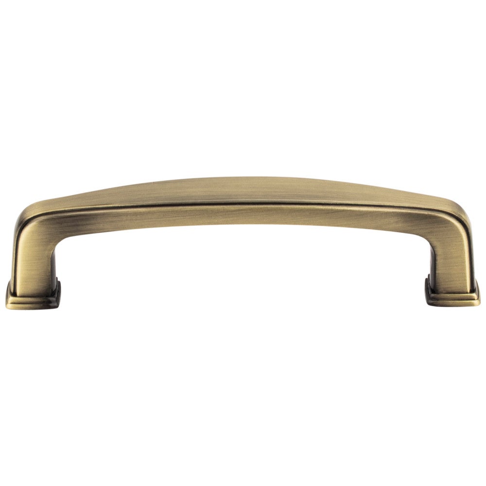 Hardware Resources 96 mm Center-to-Center Satin Nickel Square Milan 1 Cabinet Pull