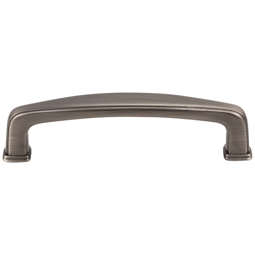 Hardware Resources 96 mm Center-to-Center Satin Nickel Square Milan 1 Cabinet Pull