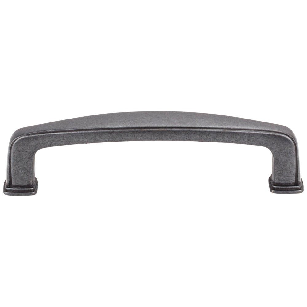 Hardware Resources 96 mm Center-to-Center Satin Nickel Square Milan 1 Cabinet Pull