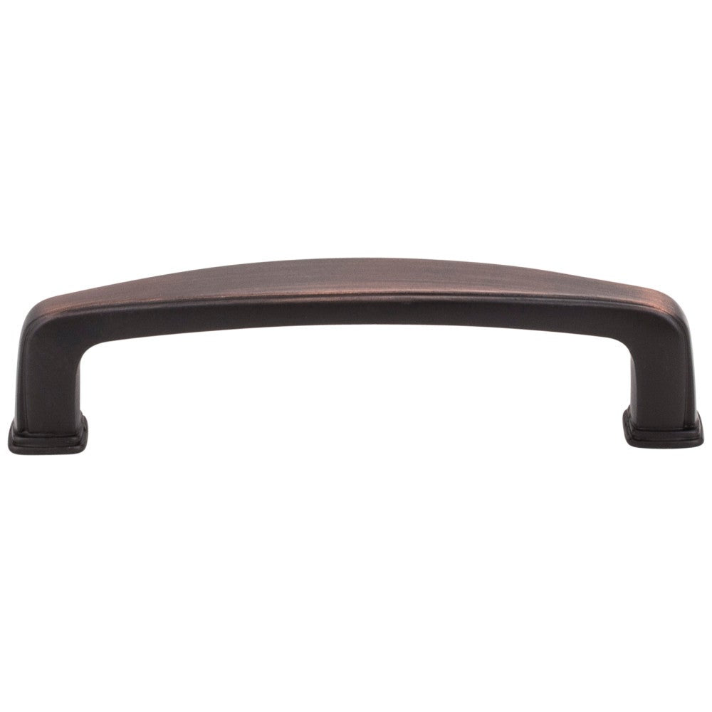 Hardware Resources 96 mm Center-to-Center Satin Nickel Square Milan 1 Cabinet Pull