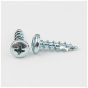 Hardware Resources #10 x 3/4" Zinc Plated Phillips Drive Type 17 Coarse Thread Pan Head Screw Sold by the Box