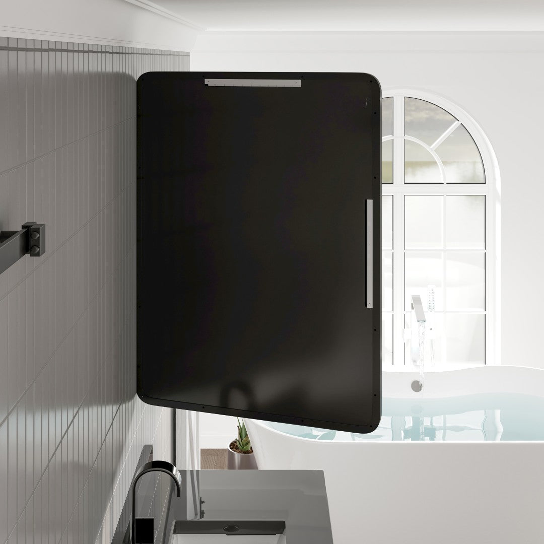 Eviva Harmony Black Metal Framed Mirror