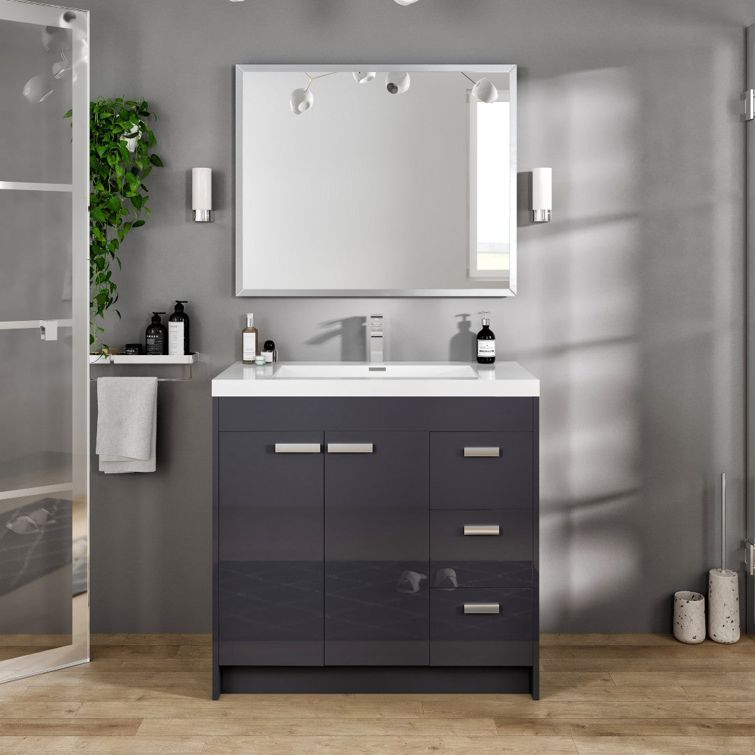 Eviva Sax Metal Framed Mirror