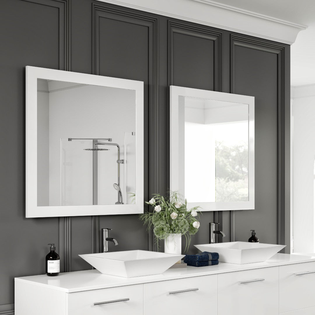 Eviva Sun Wooden Framed Mirror