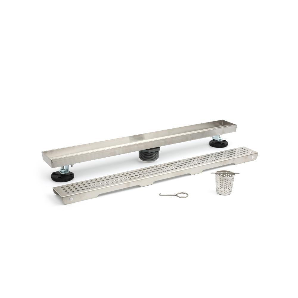 Flusso 24" Decorative Linear Drain with 2" Outlet – 11.LDR.2403