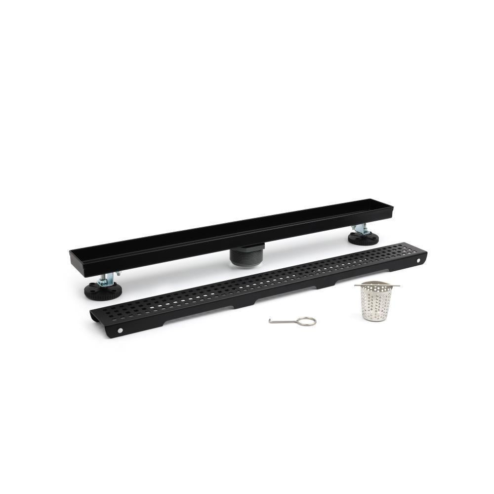 Flusso 24" Decorative Linear Drain with 2" Outlet – 11.LDR.2403