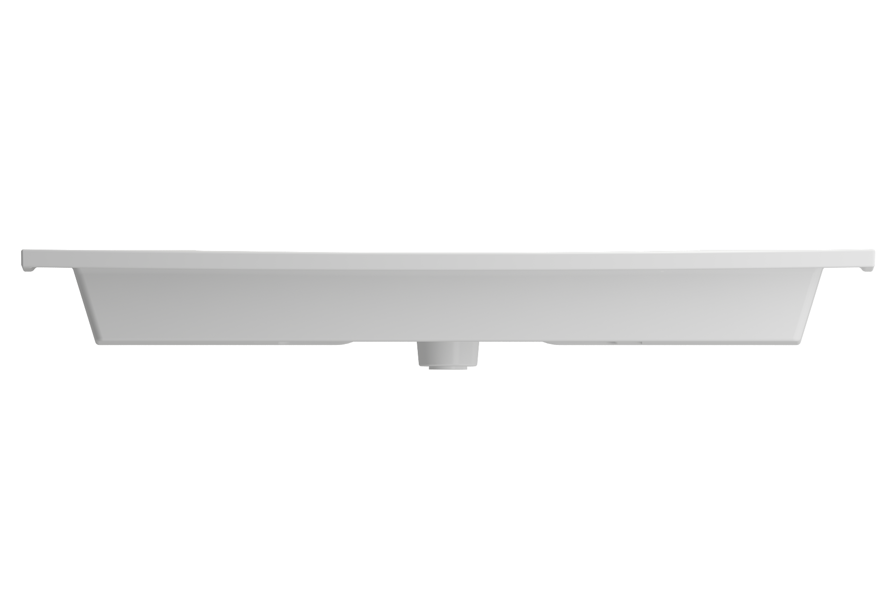 Ravenna Wall-Mounted Sink Fireclay 40.5 in. 1-Hole with Overflow 1105