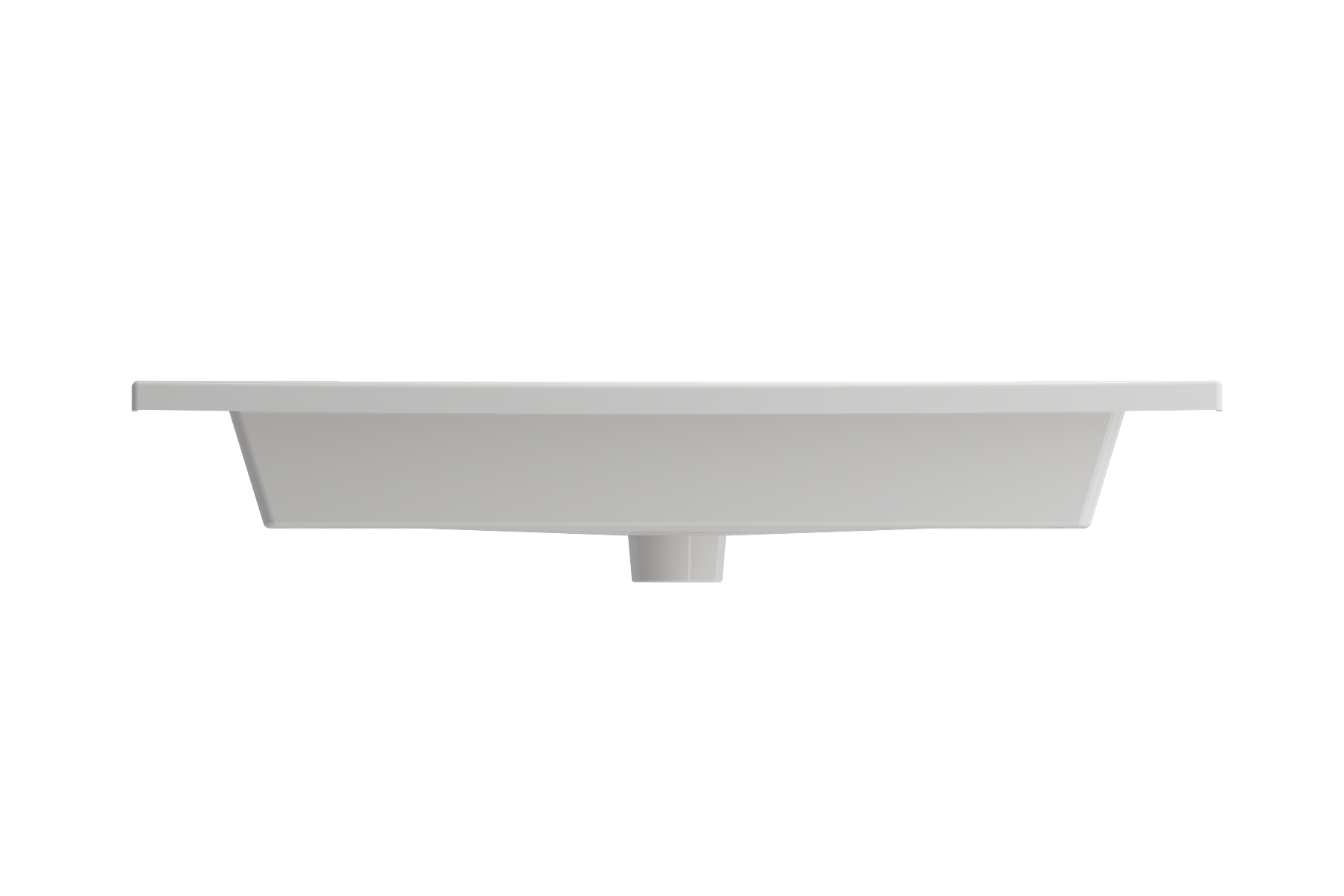 Ravenna Wall-Mounted Sink Fireclay 32.25 in. 1-Hole with Overflow 1113