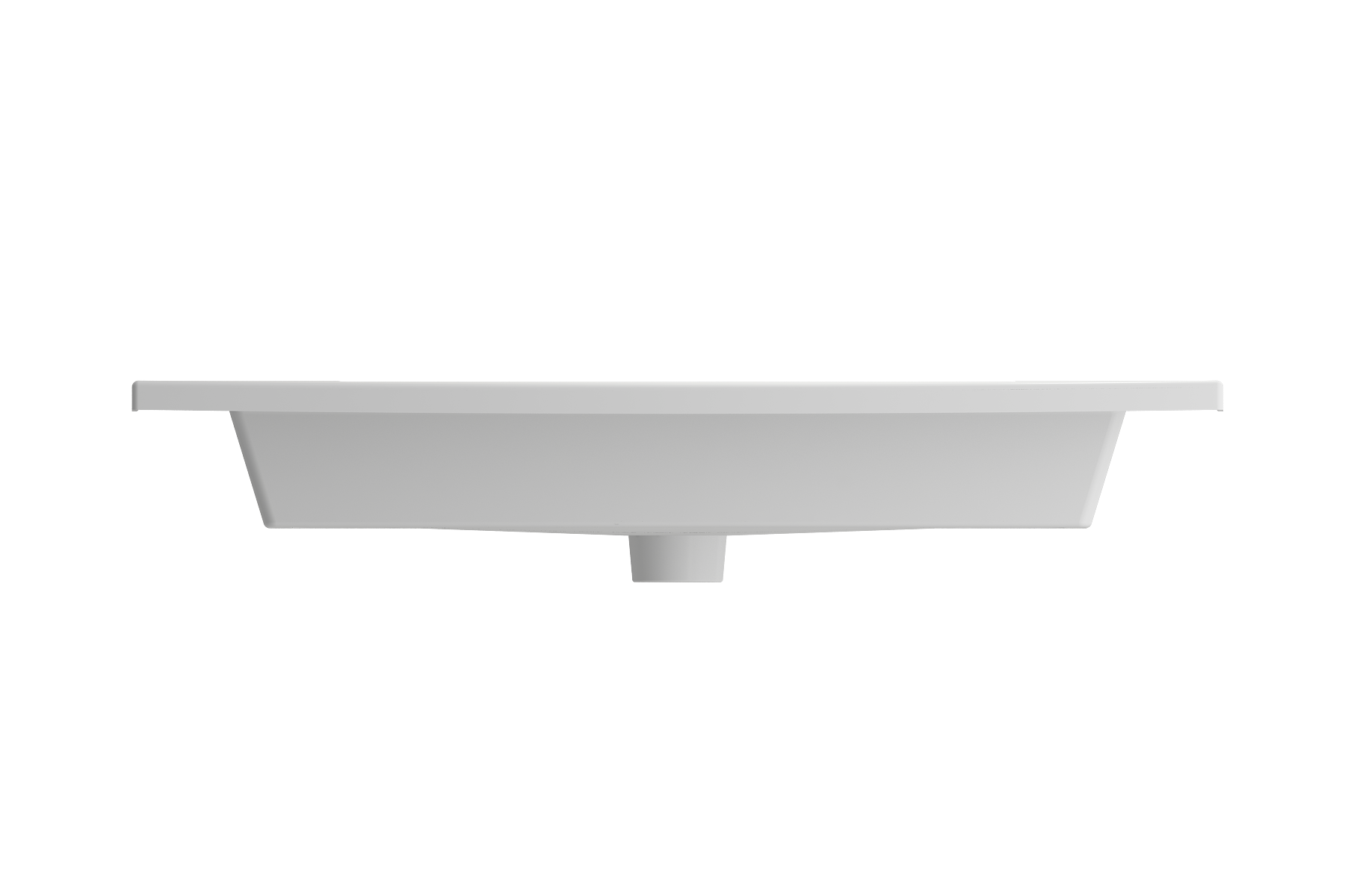 Ravenna Wall-Mounted Sink Fireclay 32.25 in. 1-Hole with Overflow 1113
