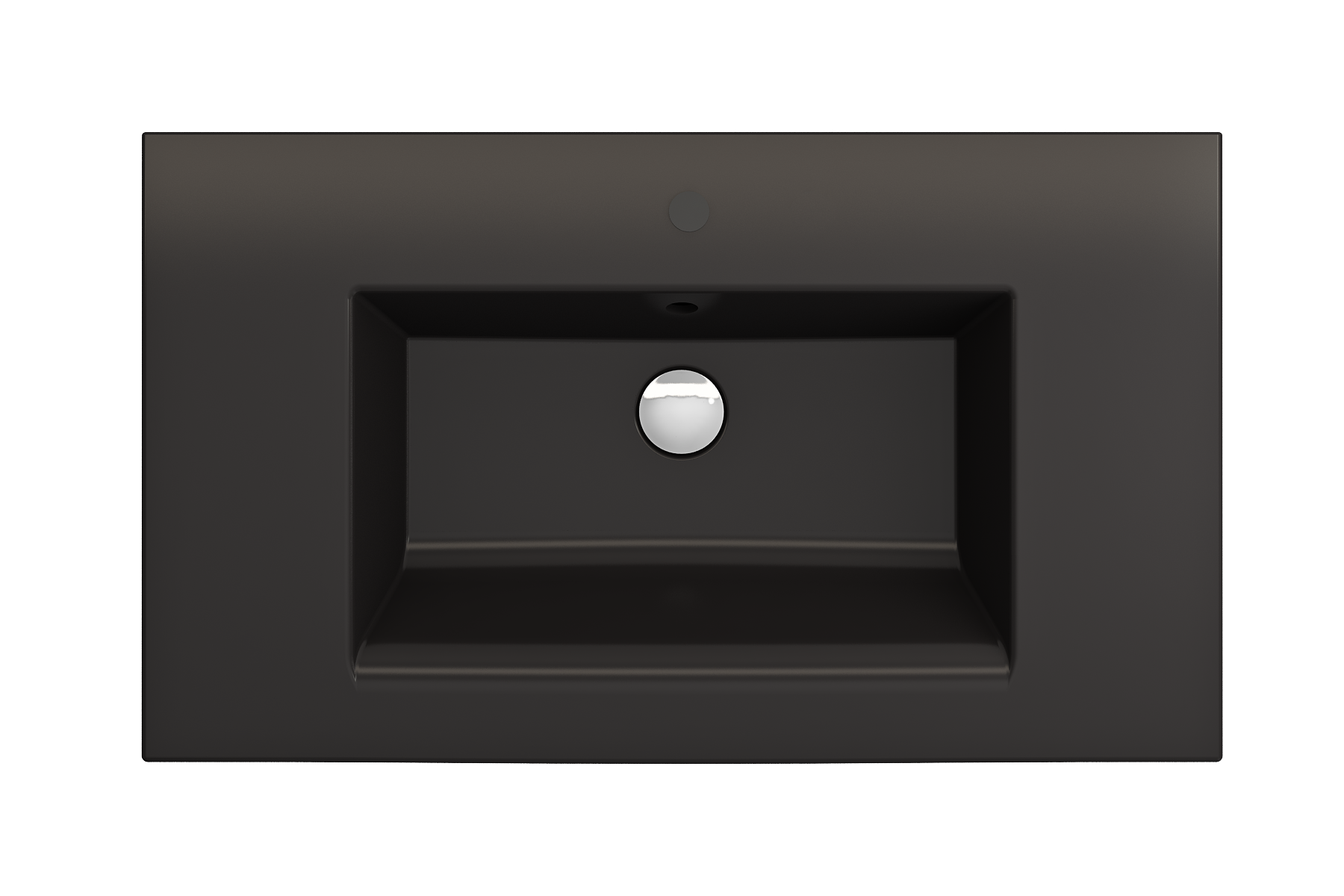Ravenna Wall-Mounted Sink Fireclay 32.25 in. 1-Hole with Overflow 1113