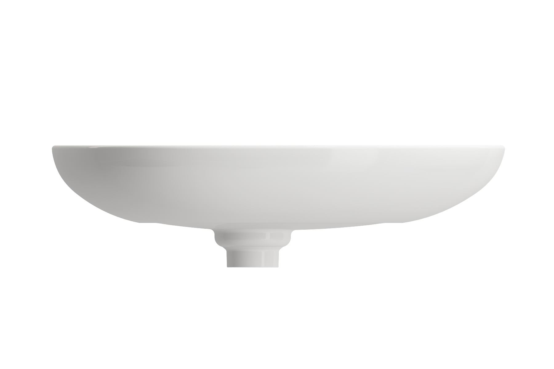 Etna Vessel Fireclay 23.25 in. with Matching Drain Cover 1114