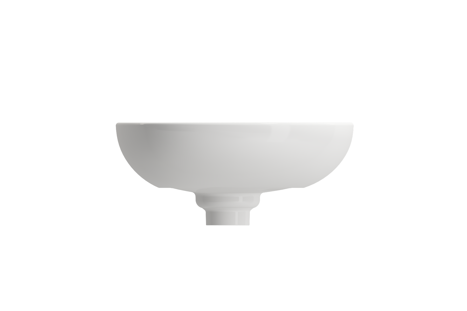Etna Vessel Fireclay 23.25 in. with Matching Drain Cover 1114