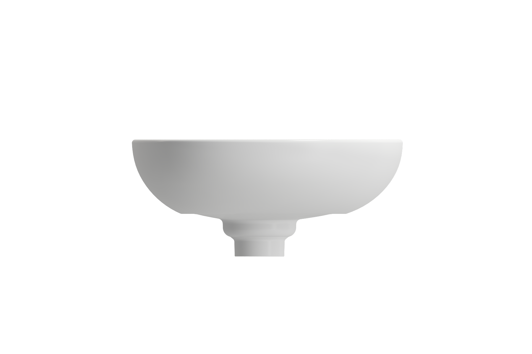 Etna Vessel Fireclay 23.25 in. with Matching Drain Cover 1114