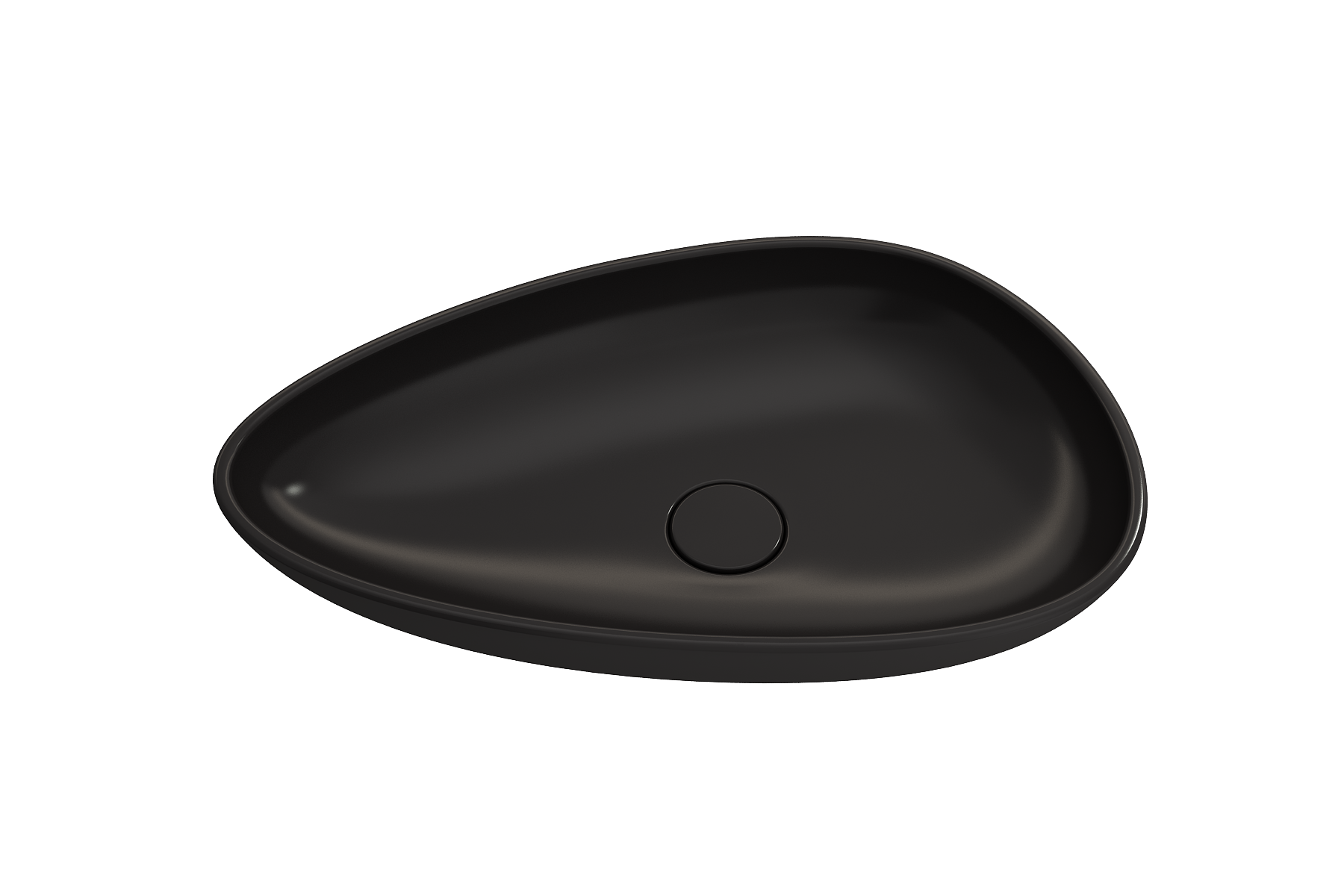 Etna Vessel Fireclay 23.25 in. with Matching Drain Cover 1114