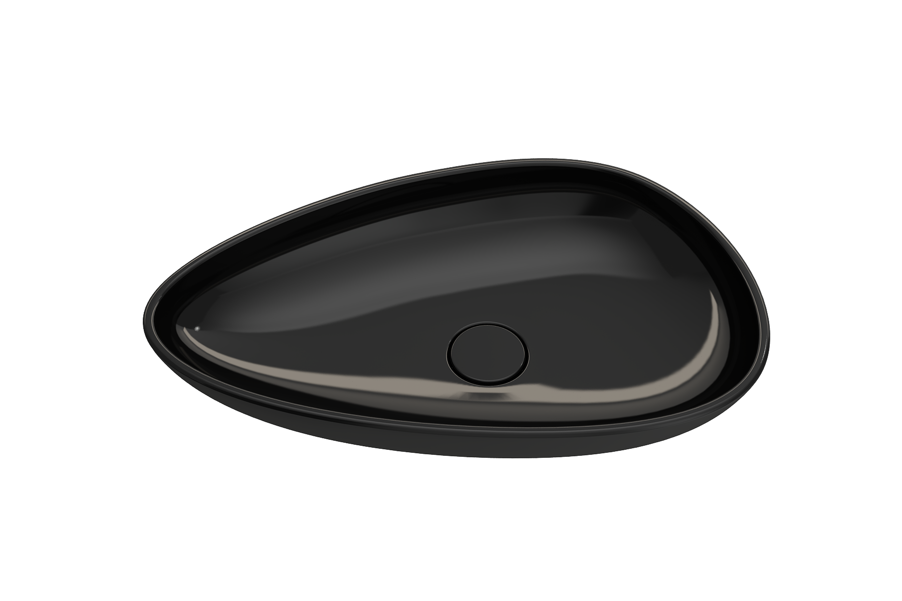 Etna Vessel Fireclay 23.25 in. with Matching Drain Cover 1114