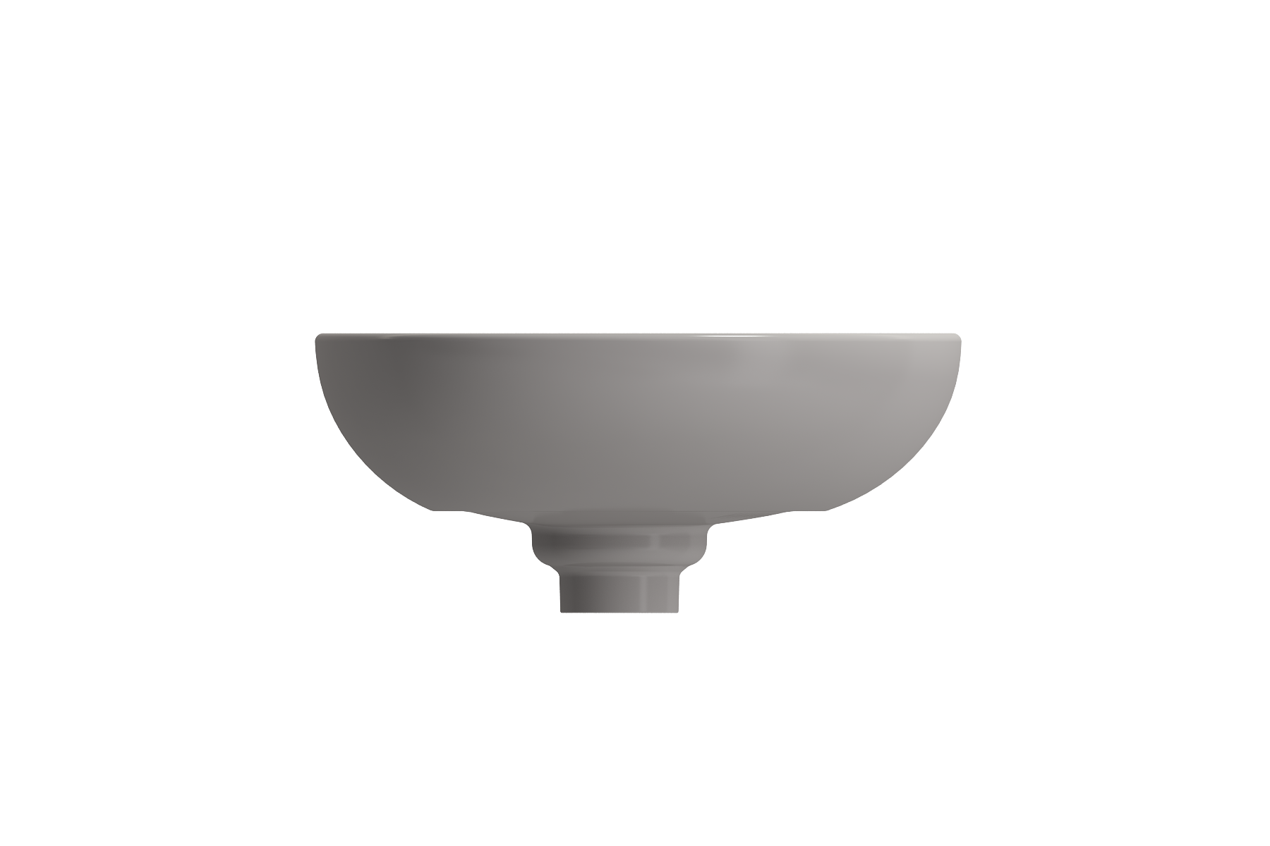 Etna Vessel Fireclay 23.25 in. with Matching Drain Cover 1114