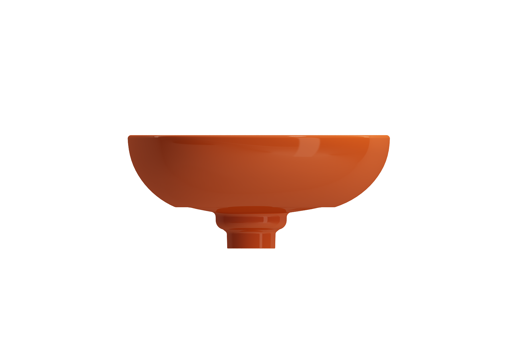 Etna Vessel Fireclay 23.25 in. with Matching Drain Cover 1114