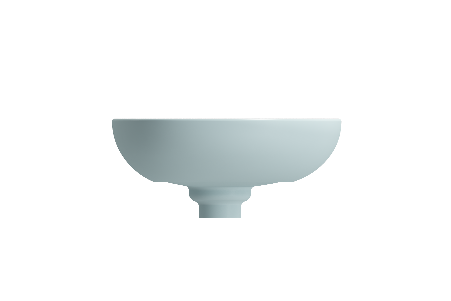 Etna Vessel Fireclay 23.25 in. with Matching Drain Cover 1114