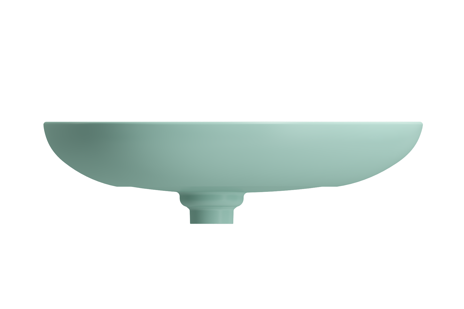 Etna Vessel Fireclay 23.25 in. with Matching Drain Cover 1114