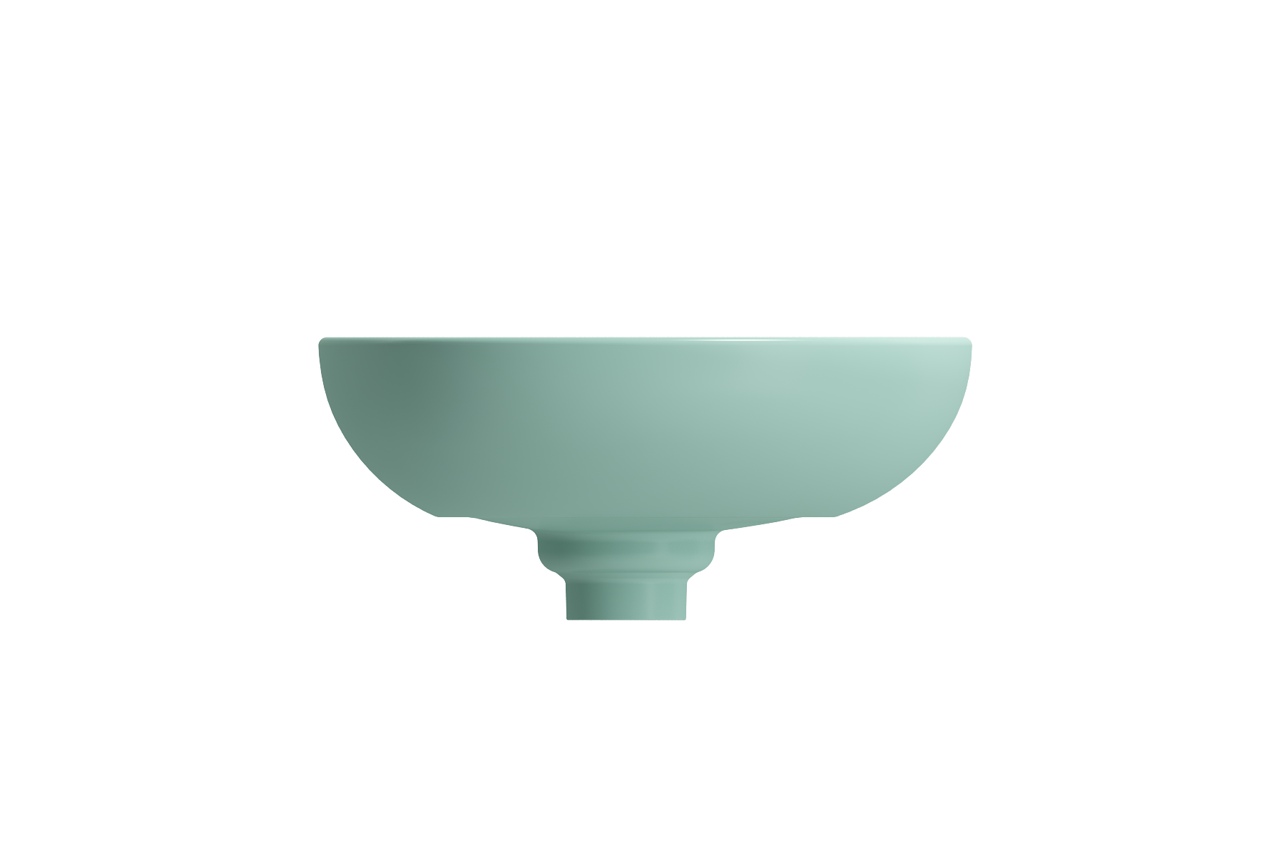 Etna Vessel Fireclay 23.25 in. with Matching Drain Cover 1114