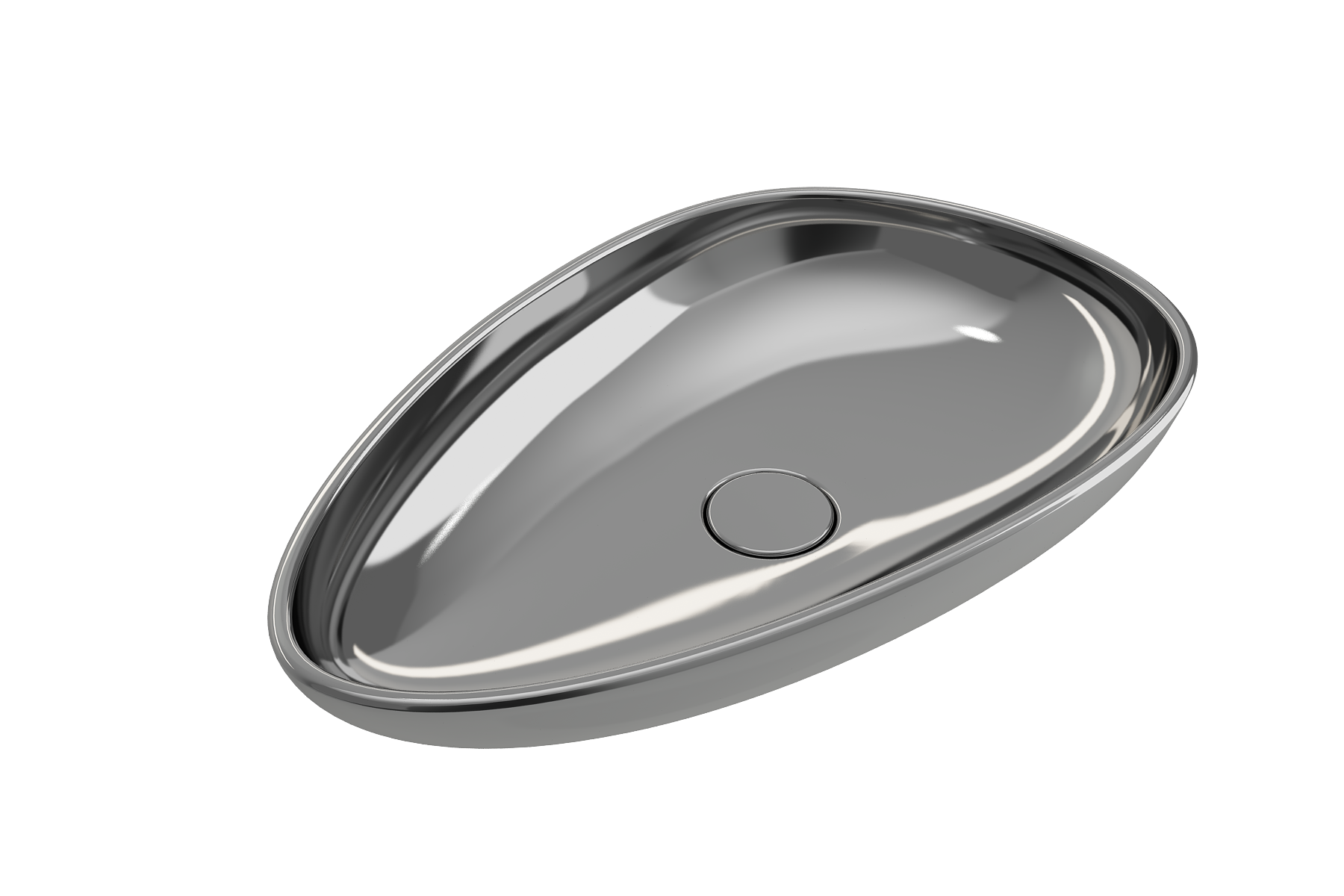 Etna Vessel Fireclay 23.25 in. with Matching Drain Cover 1114