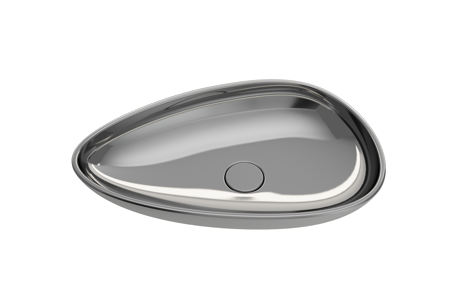 Etna Vessel Fireclay 23.25 in. with Matching Drain Cover 1114