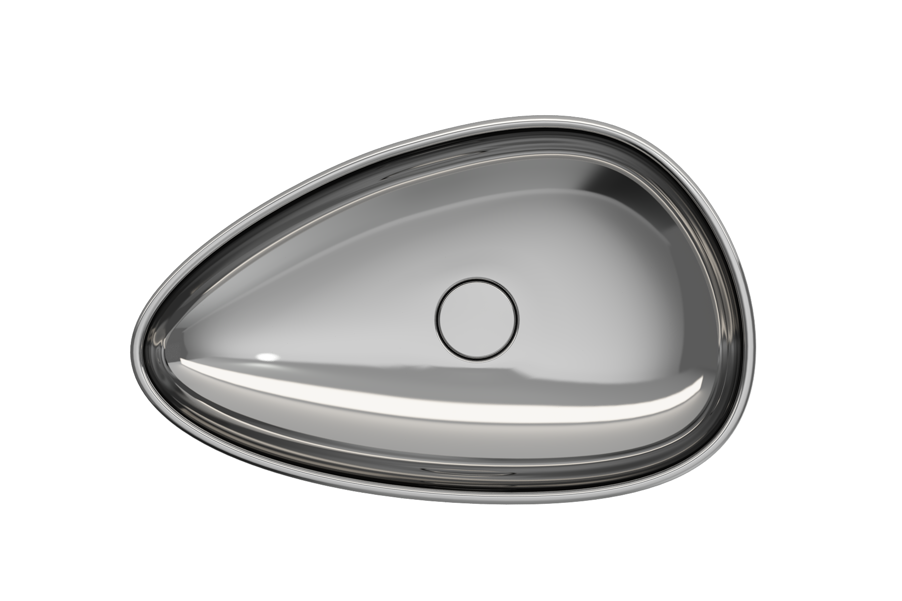 Etna Vessel Fireclay 23.25 in. with Matching Drain Cover 1114