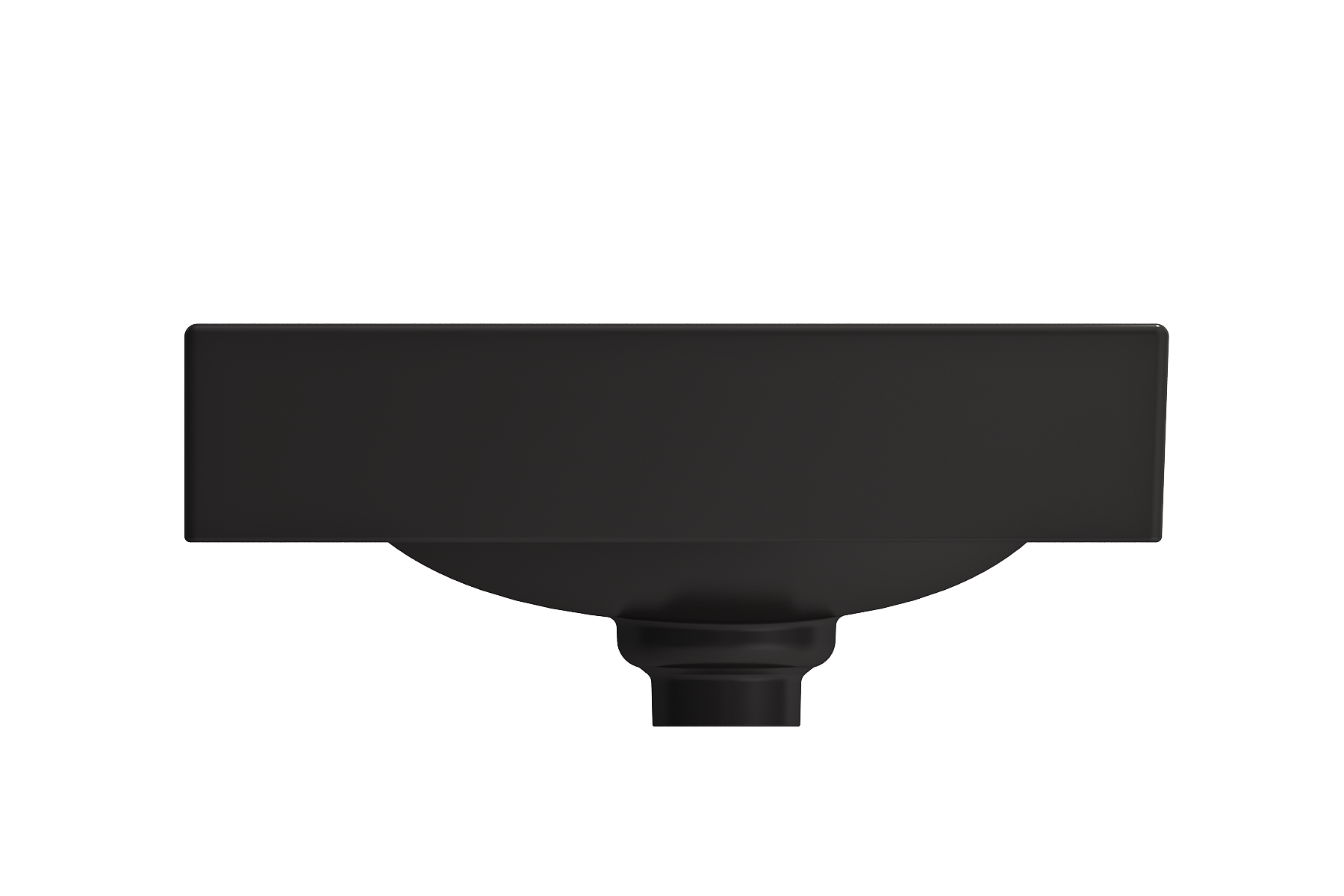 Etna Wall-Mounted Sink Fireclay 35.5 in. with Matching Drain Cover 1115