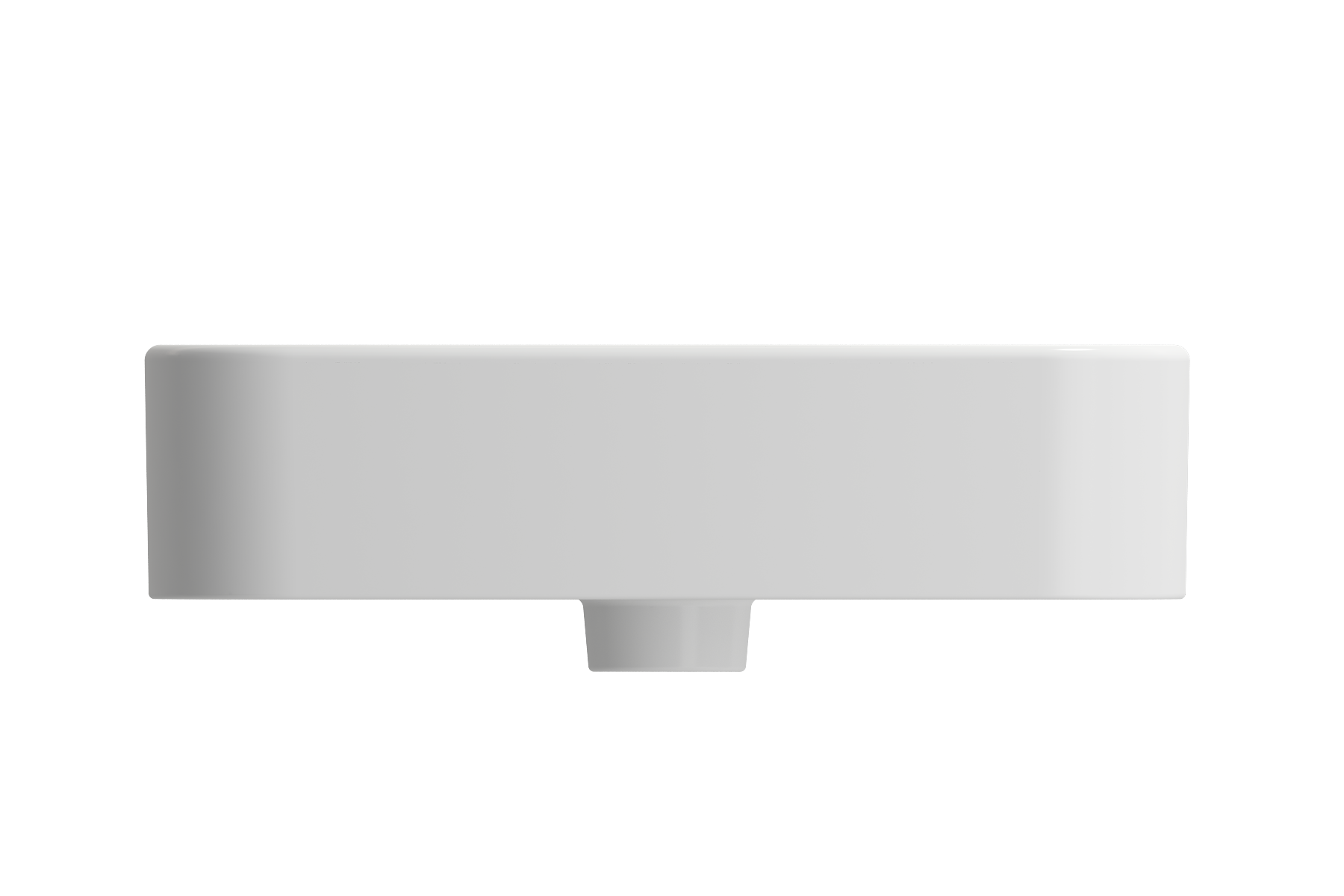 Parma Wall-Mounted Sink Fireclay 19.75 in. 1-Hole with Overflow 1122