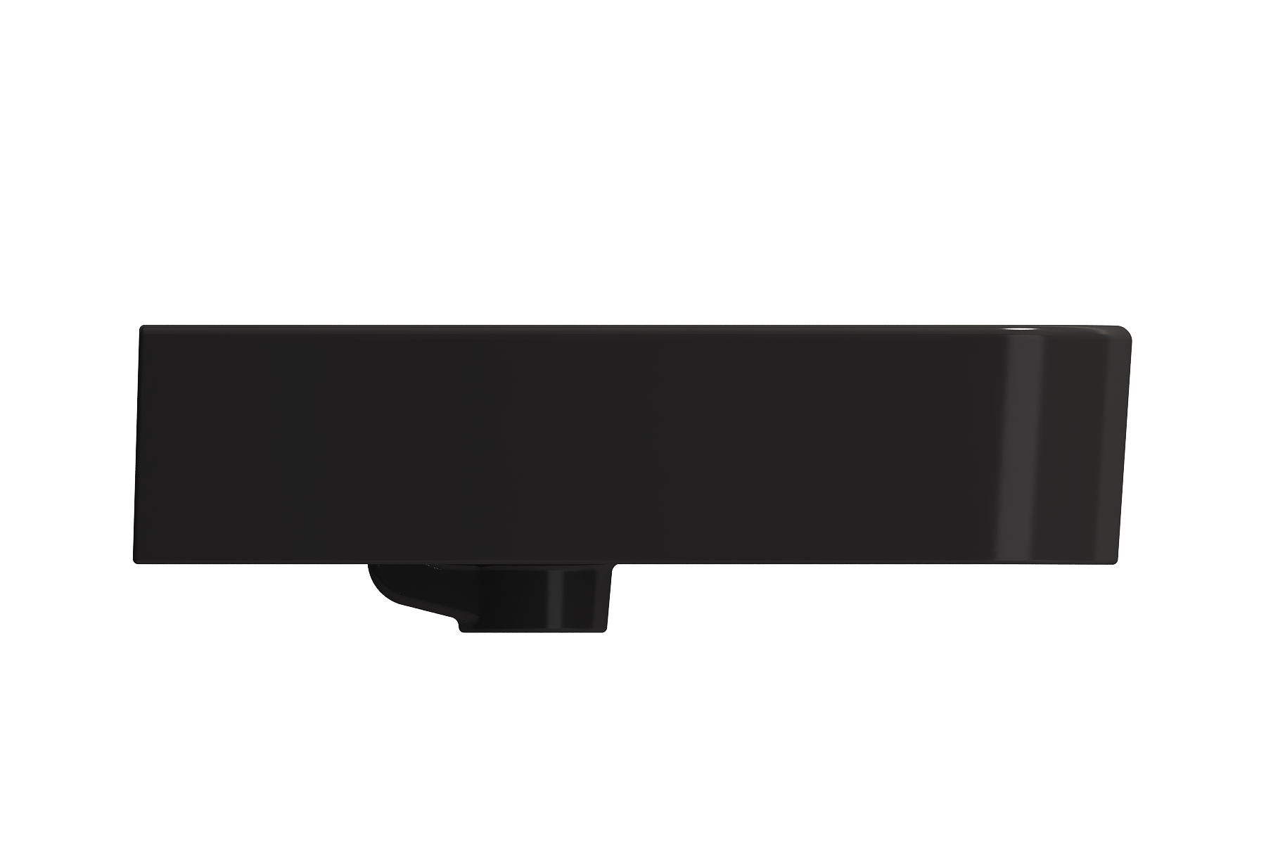 Parma Wall-Mounted Sink Fireclay 19.75 in. 1-Hole with Overflow 1122
