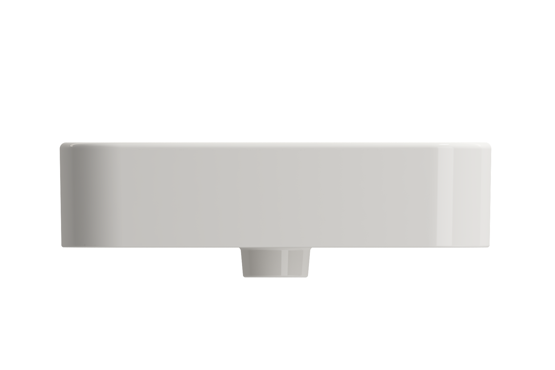 Parma Wall-Mounted Sink Fireclay 19.75 in. 1-Hole with Overflow 1122