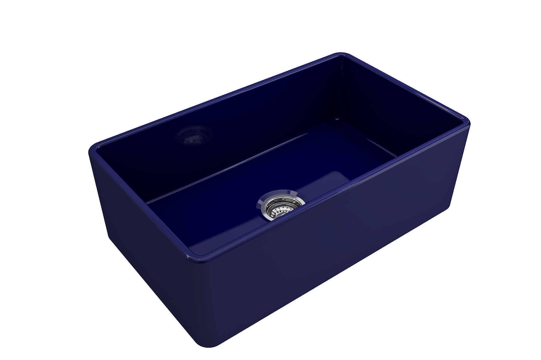 Classico Farmhouse Apron Front Fireclay 30 in. Single Bowl Kitchen Sink with Protective Bottom Grid and Strainer 1138