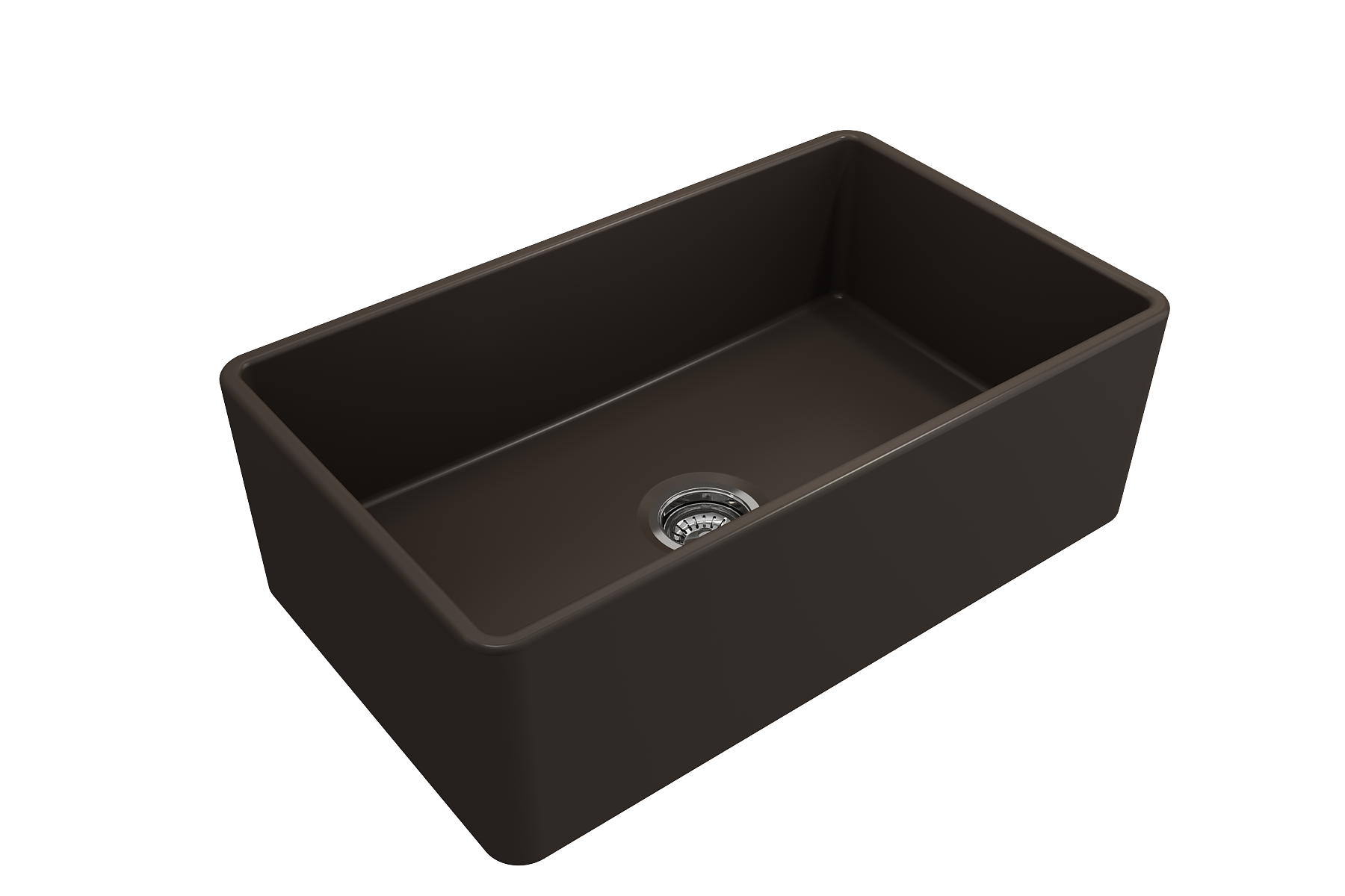 Classico Farmhouse Apron Front Fireclay 30 in. Single Bowl Kitchen Sink with Protective Bottom Grid and Strainer 1138