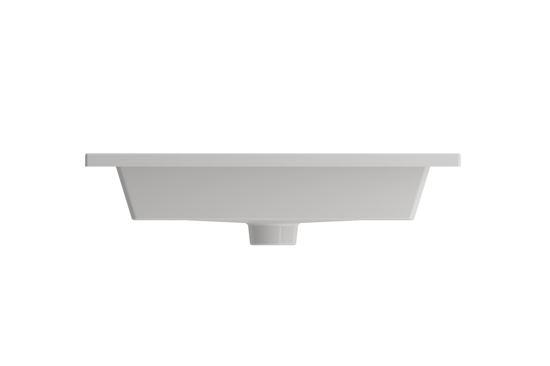 Ravenna Wall-Mounted Sink Fireclay 24.5 in. 3-Hole with Overflow 1161