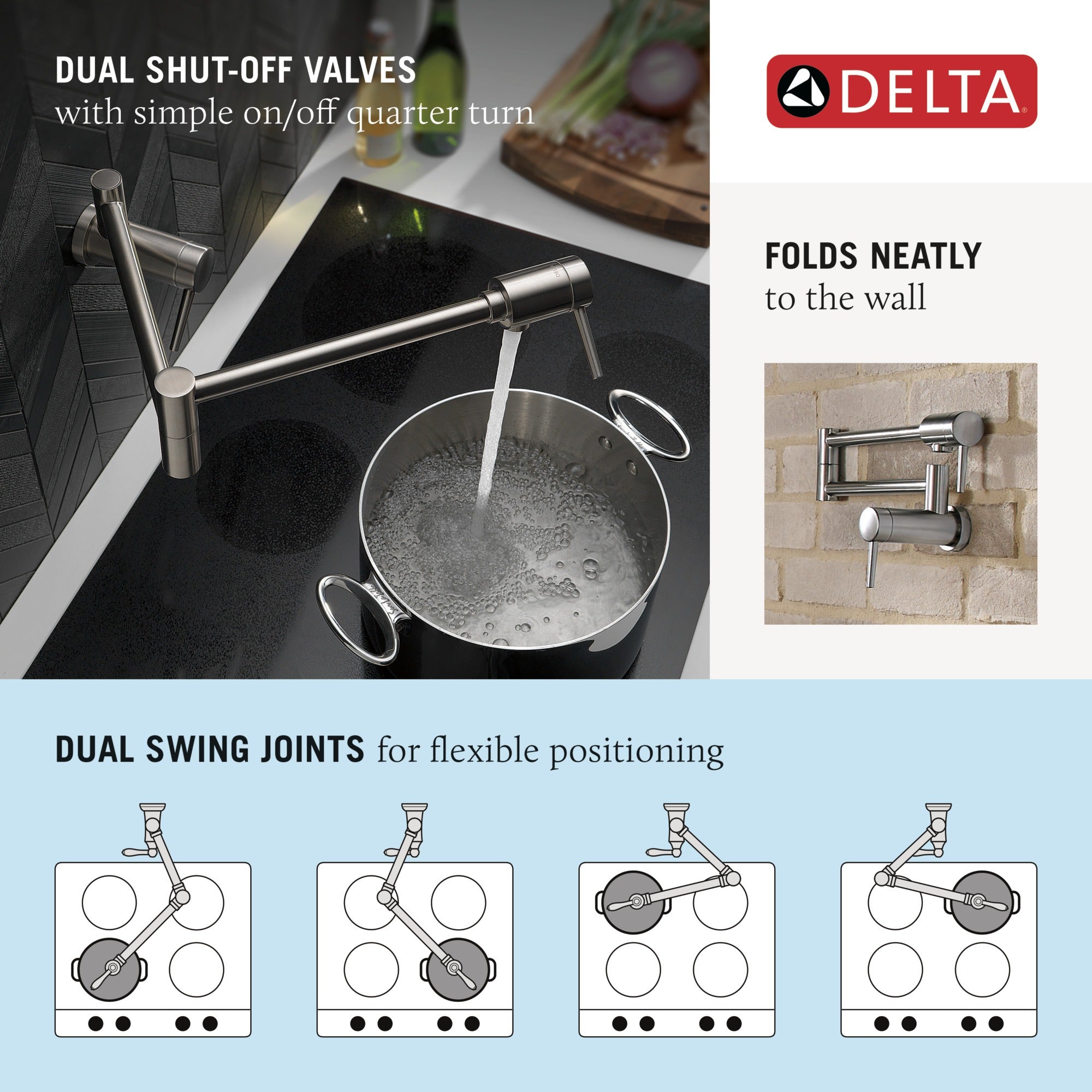 Delta Other Contemporary Wall Mount Pot Filler