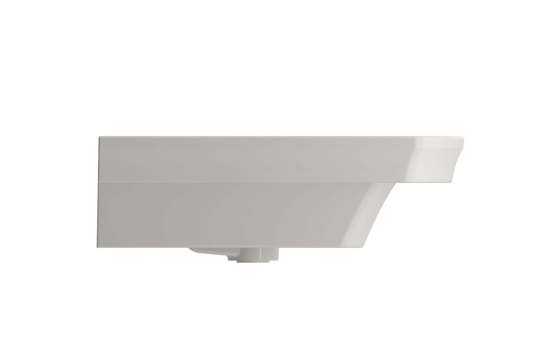 Lavita Wall-Mounted Console Sink Fireclay 40 in. 3-Hole with Overflow 1168