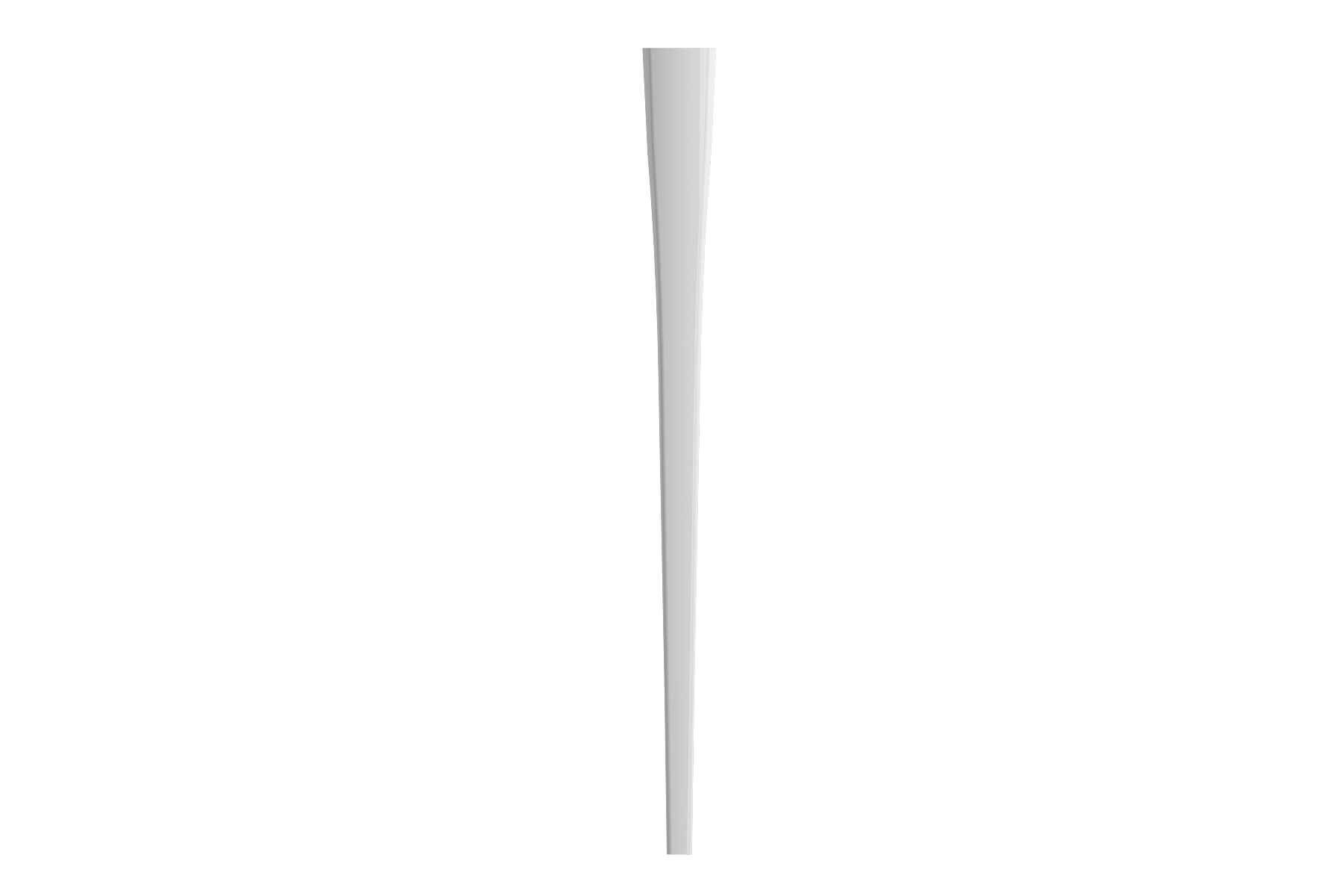 Lavita Console Leg Set Fireclay 31 in. 1169