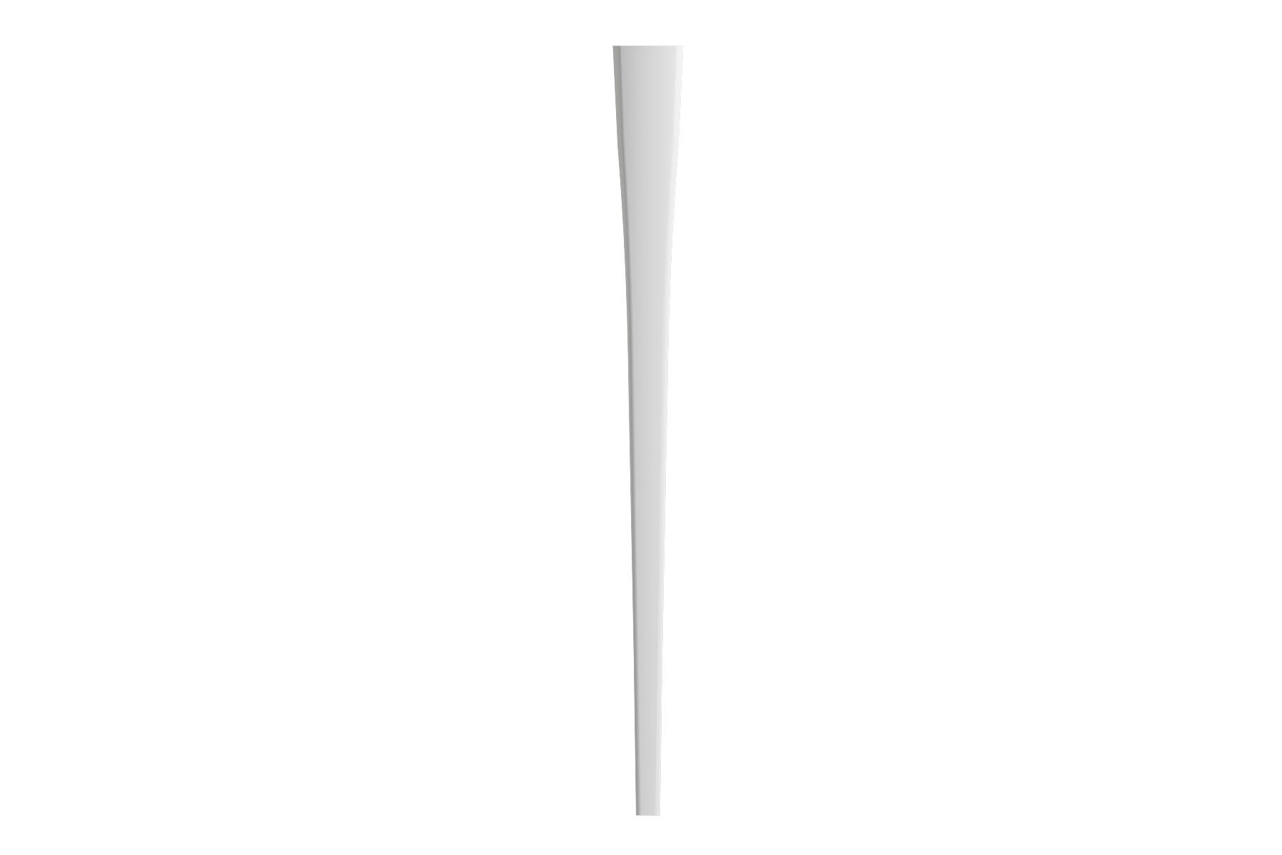 Lavita Console Leg Set Fireclay 31 in. 1169