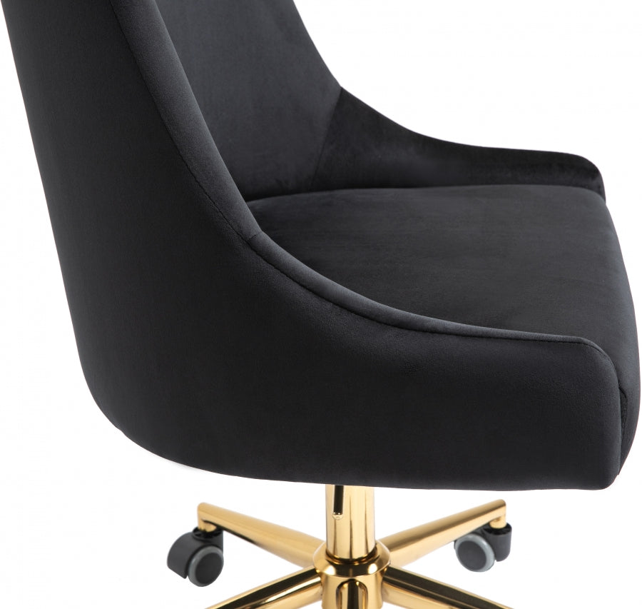 Karina Velvet Upholstered Office Chair
