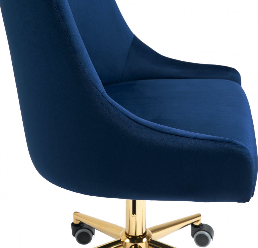 Karina Velvet Upholstered Office Chair