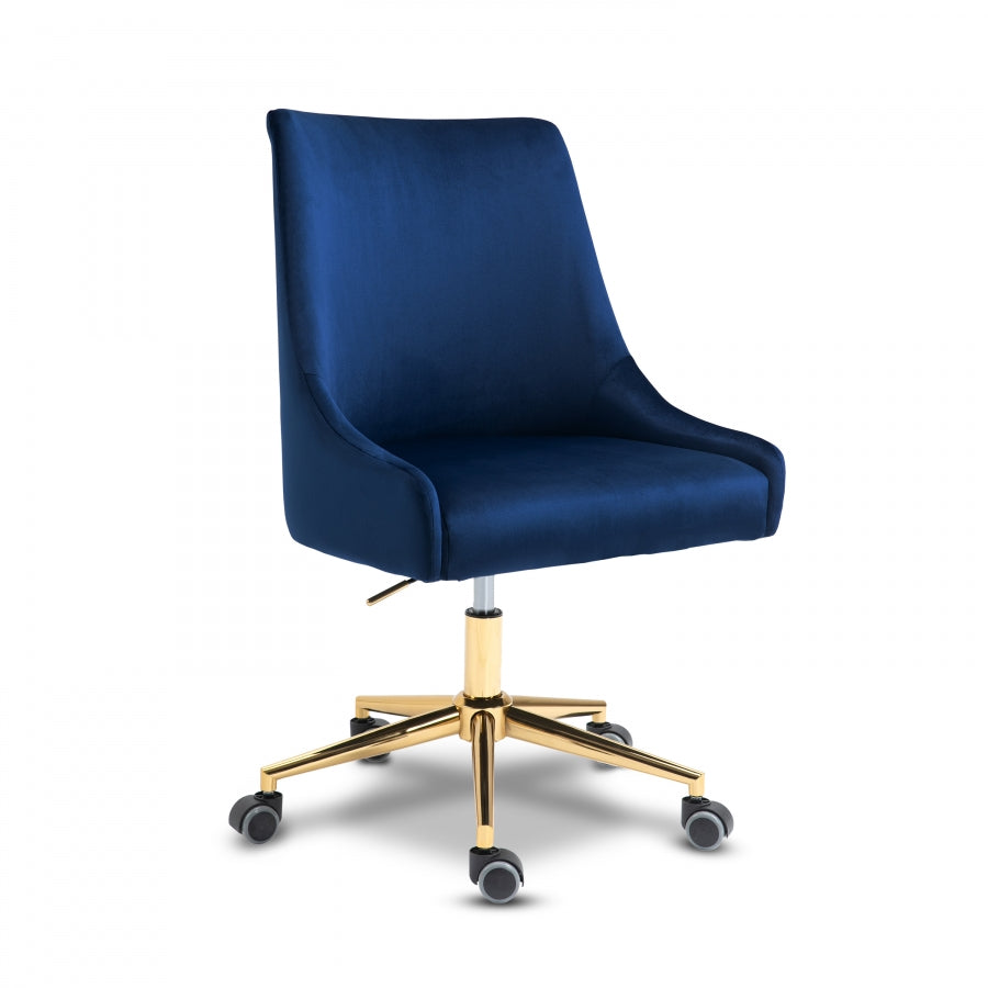 Karina Velvet Upholstered Office Chair