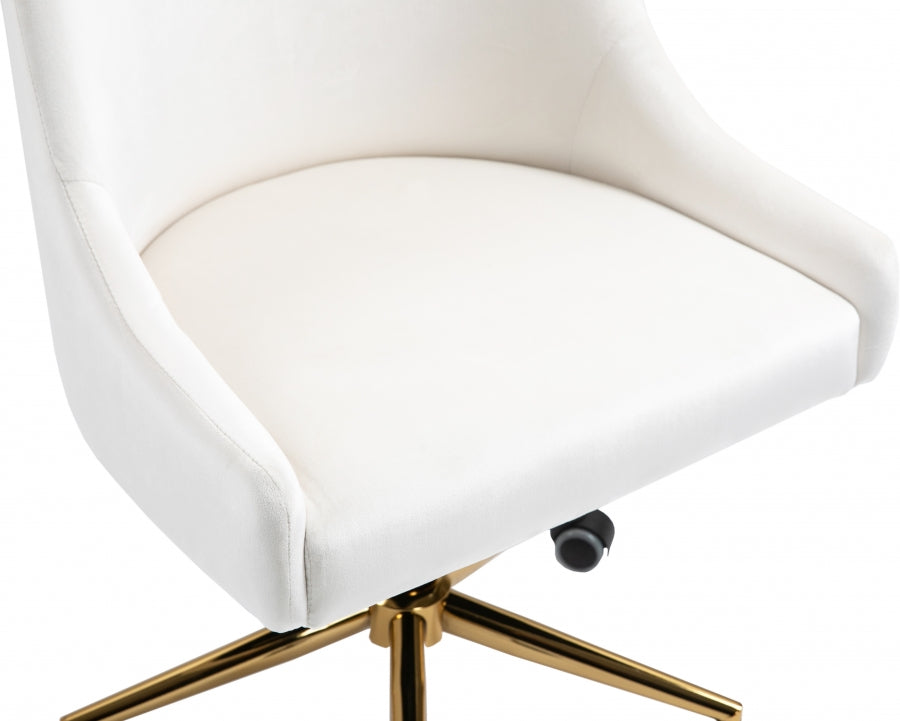 Karina Velvet Upholstered Office Chair