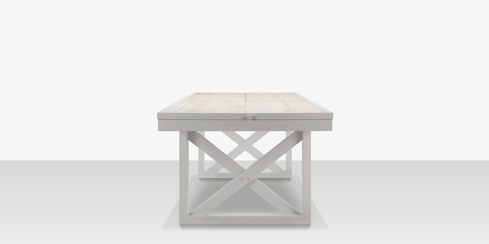 Contemporary Bases Square X Style Dining Table Base (set of two)
